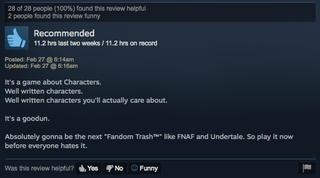 Illustration for article titled Night In The Woods, As Told By Steam Reviews